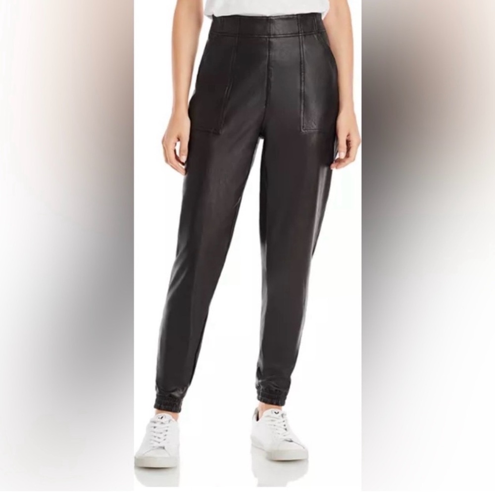 Spanx leather joggers